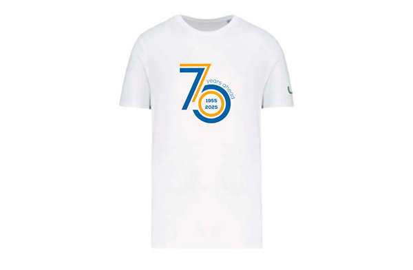 T-shirt Bianca 70° anniversario