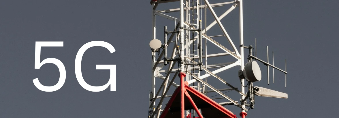 Tech Terms - 5G alongside a mobile mast