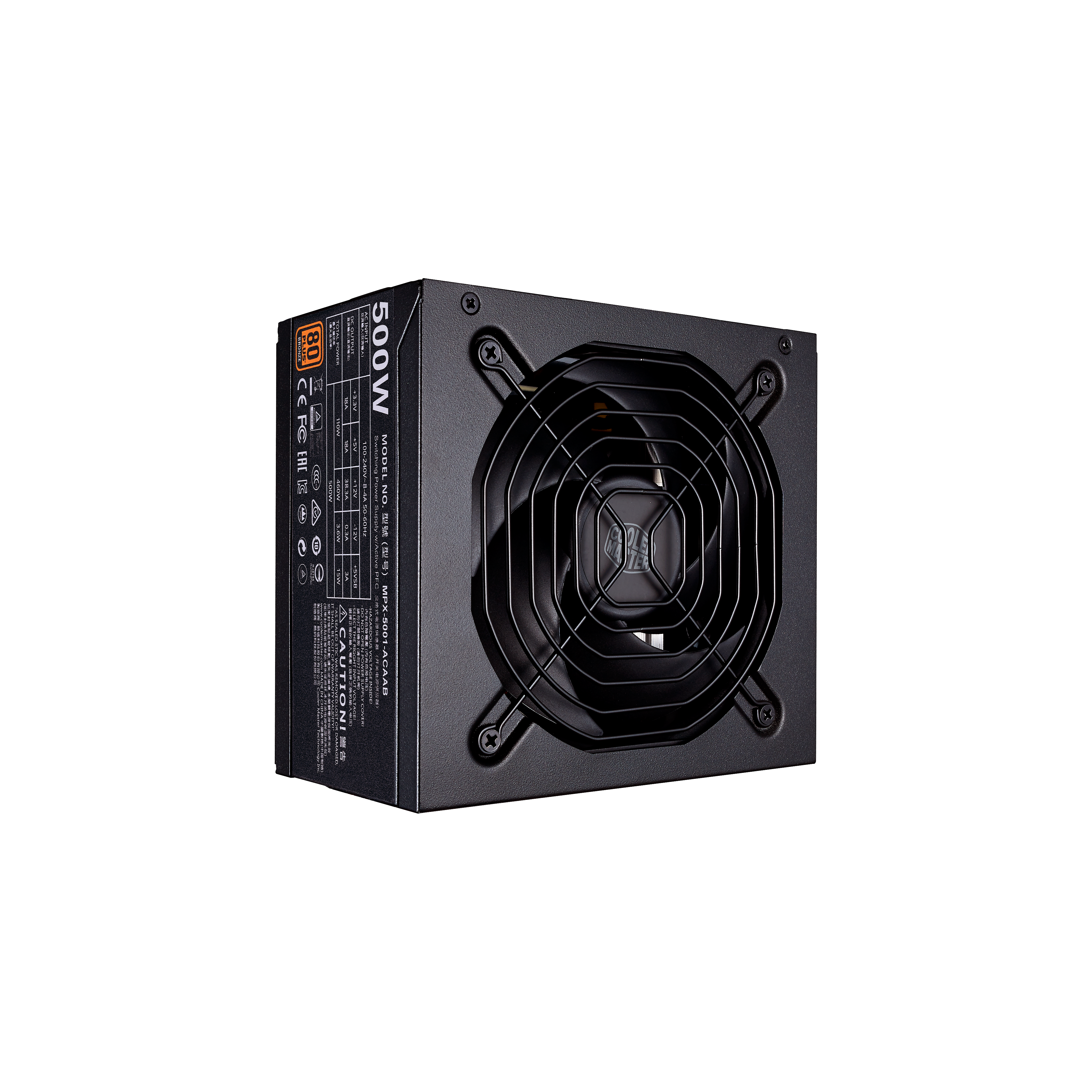 MWE Bronze 500 - 80 PLUS Bronze Certified Power Supply | Cooler Master