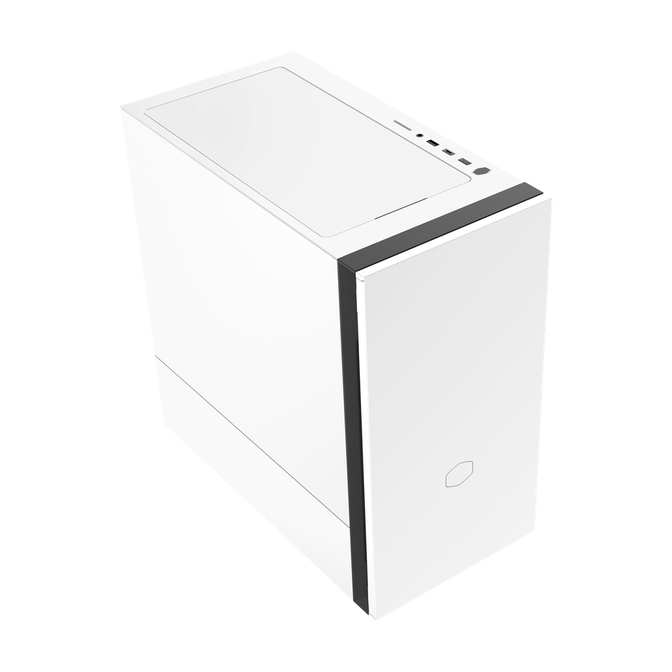 Silencio S400 White Mini Tower PC Case | Cooler Master