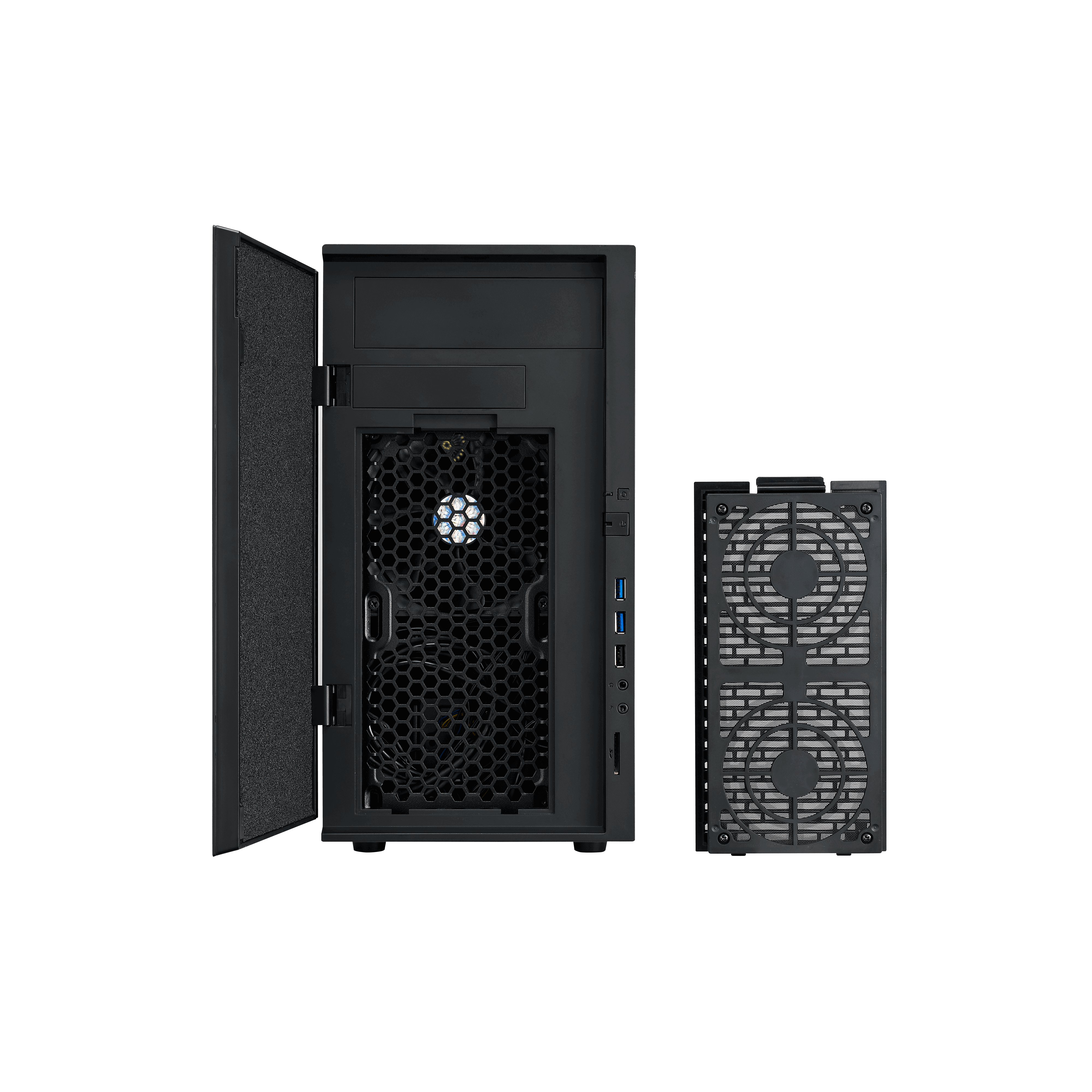 CoolerMaster PCケース Silencio352 Amazon.com: Cooler Master Computer Case SIL-352M-KKN1