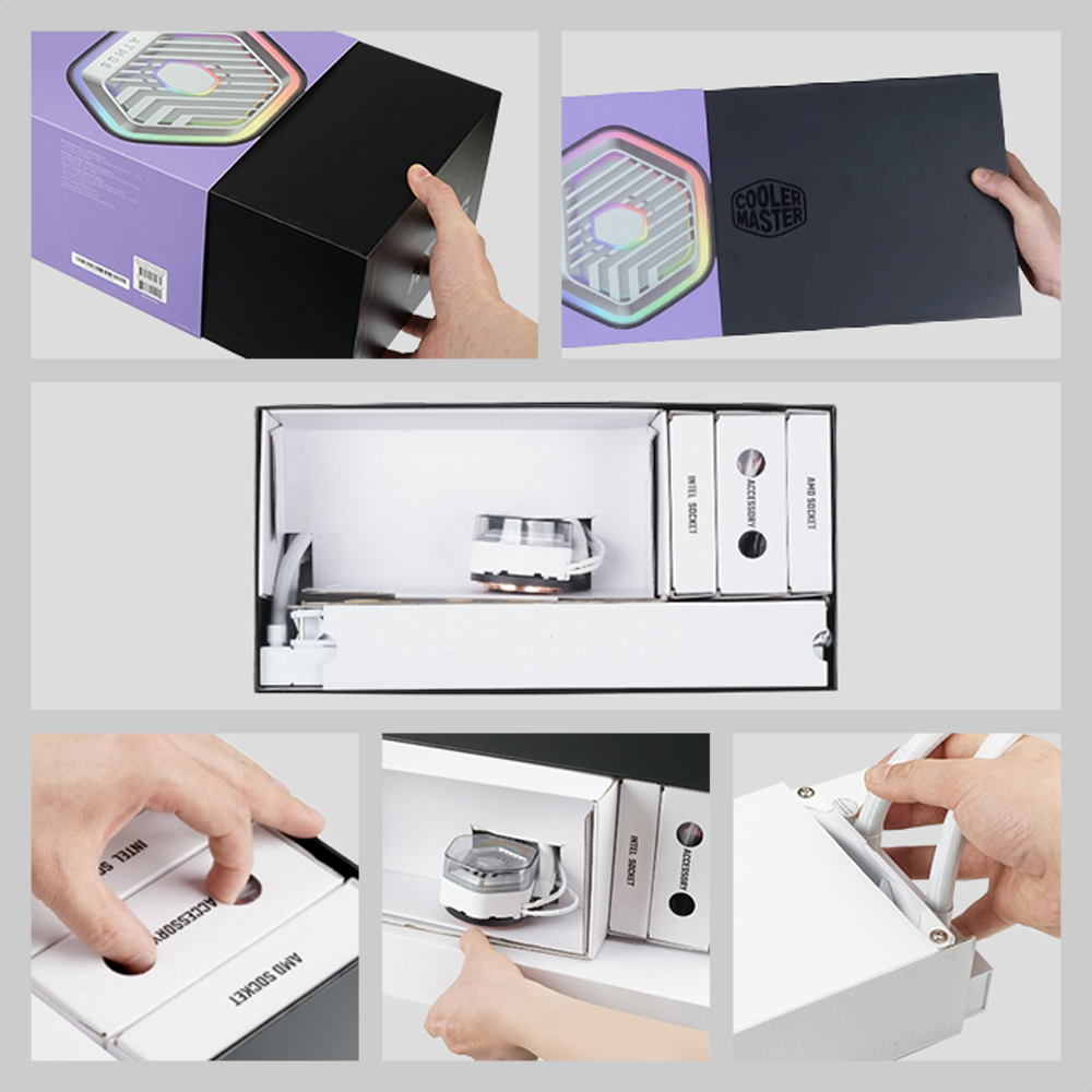 MasterLiquid 360 ATMOS White AIO Liquid Cooler | Cooler Master