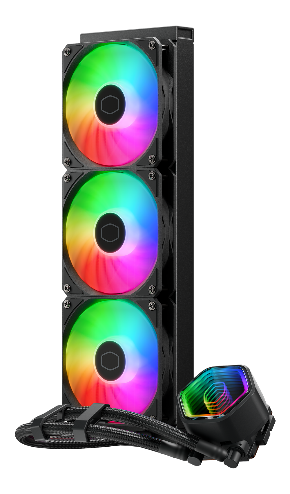 PC用ファン・クーラー Cooler Master MasterLiquid 360L Amazon.com: MASTERLIQUID 360L Core ARGB AIO CPU Liquid Cooler