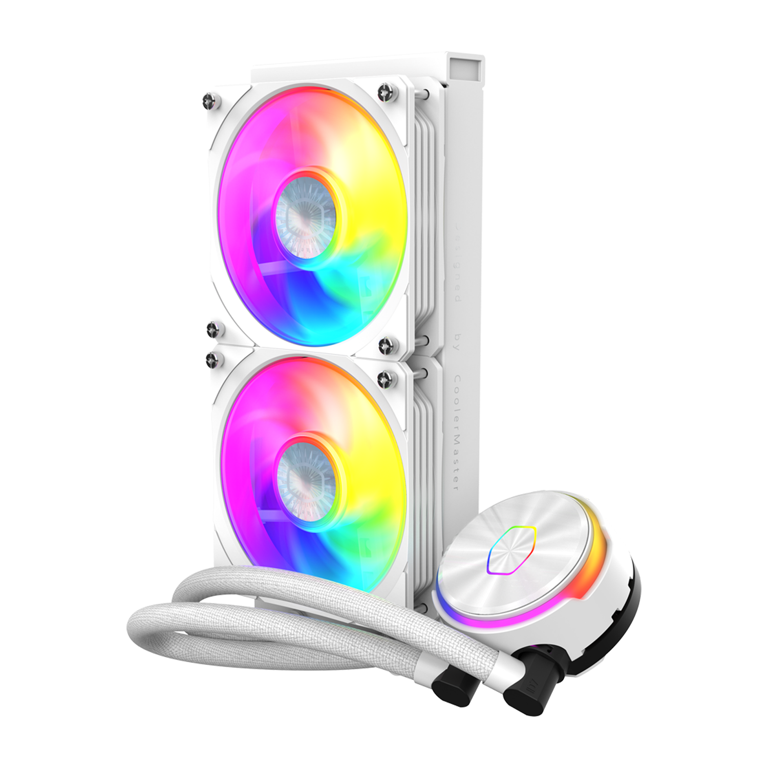 Water Cooler MasterLiquid PL240 Flux White Edition para CPU