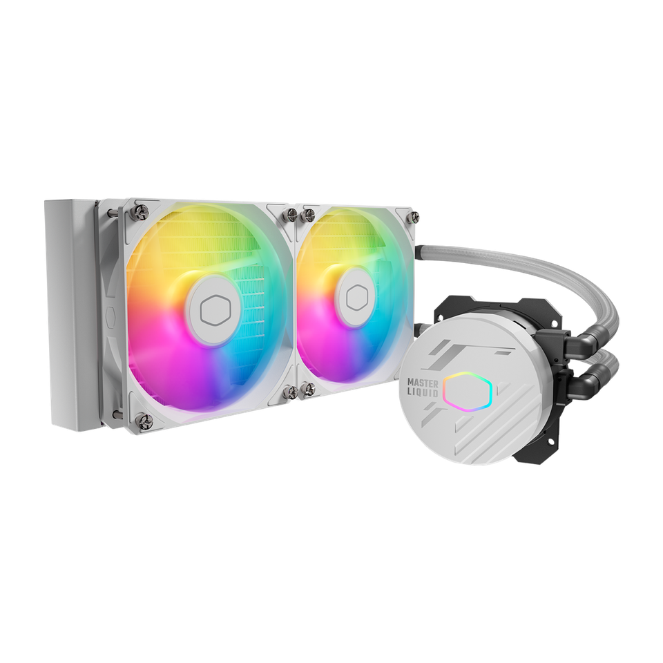 MasterLiquid 240L Core ARGB White CPU Liquid Cooler | Cooler