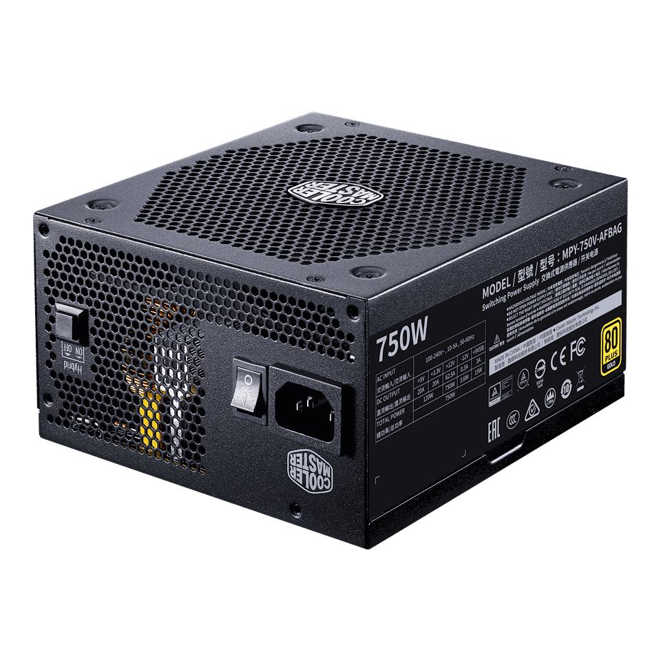 V750 Gold V2 750W Semi-Fanless Full-Modular Power Supply | Cooler 