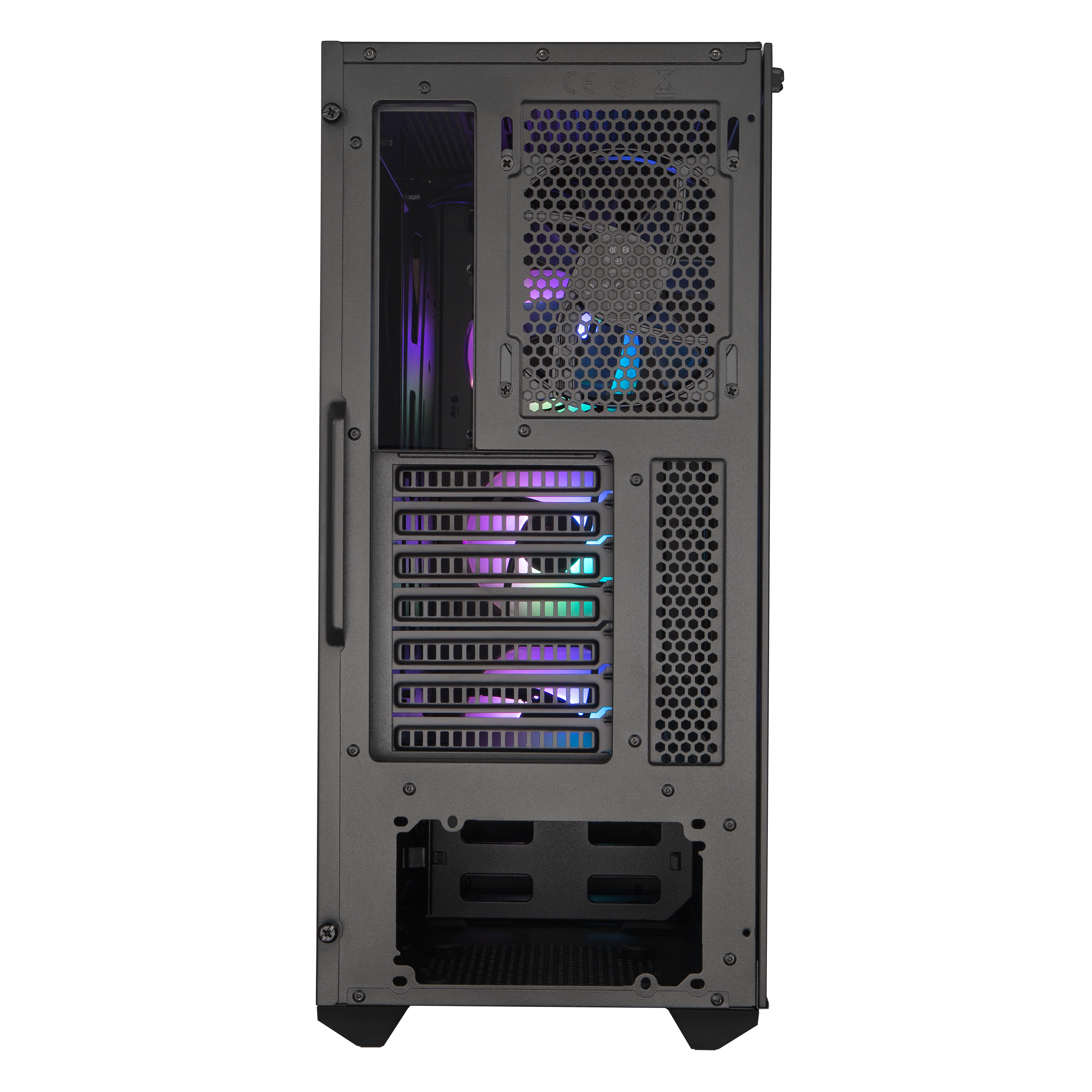 Cooler master Boîtier de tour avec fenêtre MB520/Fam RGB Noir Techinn