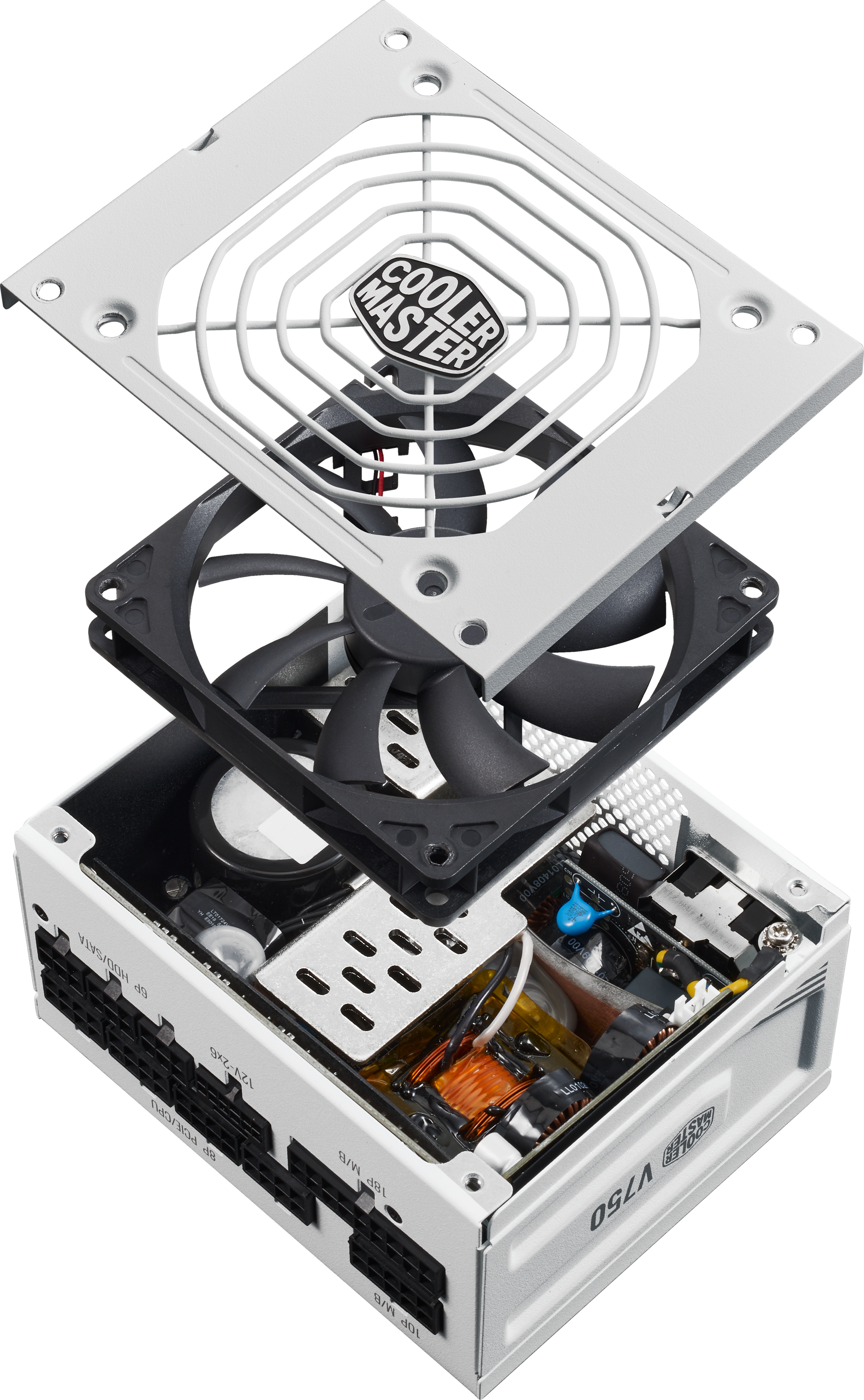 電源ユニット V SFX GOLD 750W WhiteEditionCOOLERMASTER Cooler Master V750 SFX Gold White Edition Full Modular, 750W