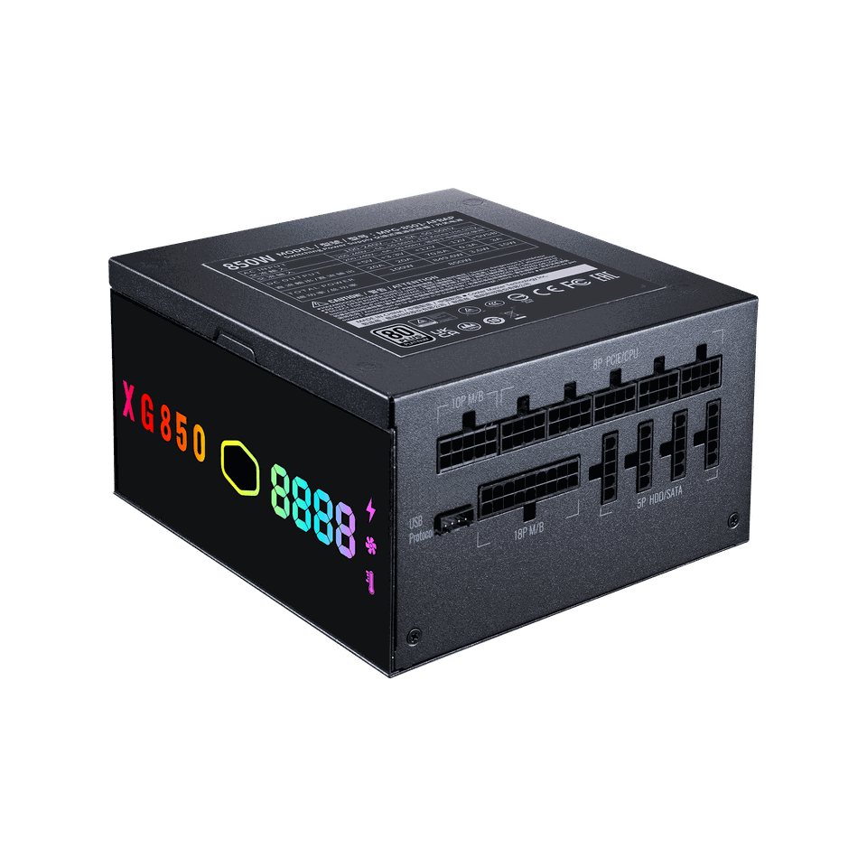 XG850 Plus Platinum Full Modular ARGB 850W PSU | Cooler Master