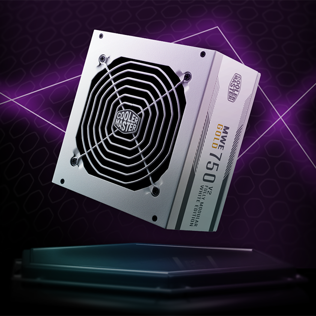 COOLER MASTER 電源 750 White Edition mwe-gold-750-v2-atx-3-1-white-