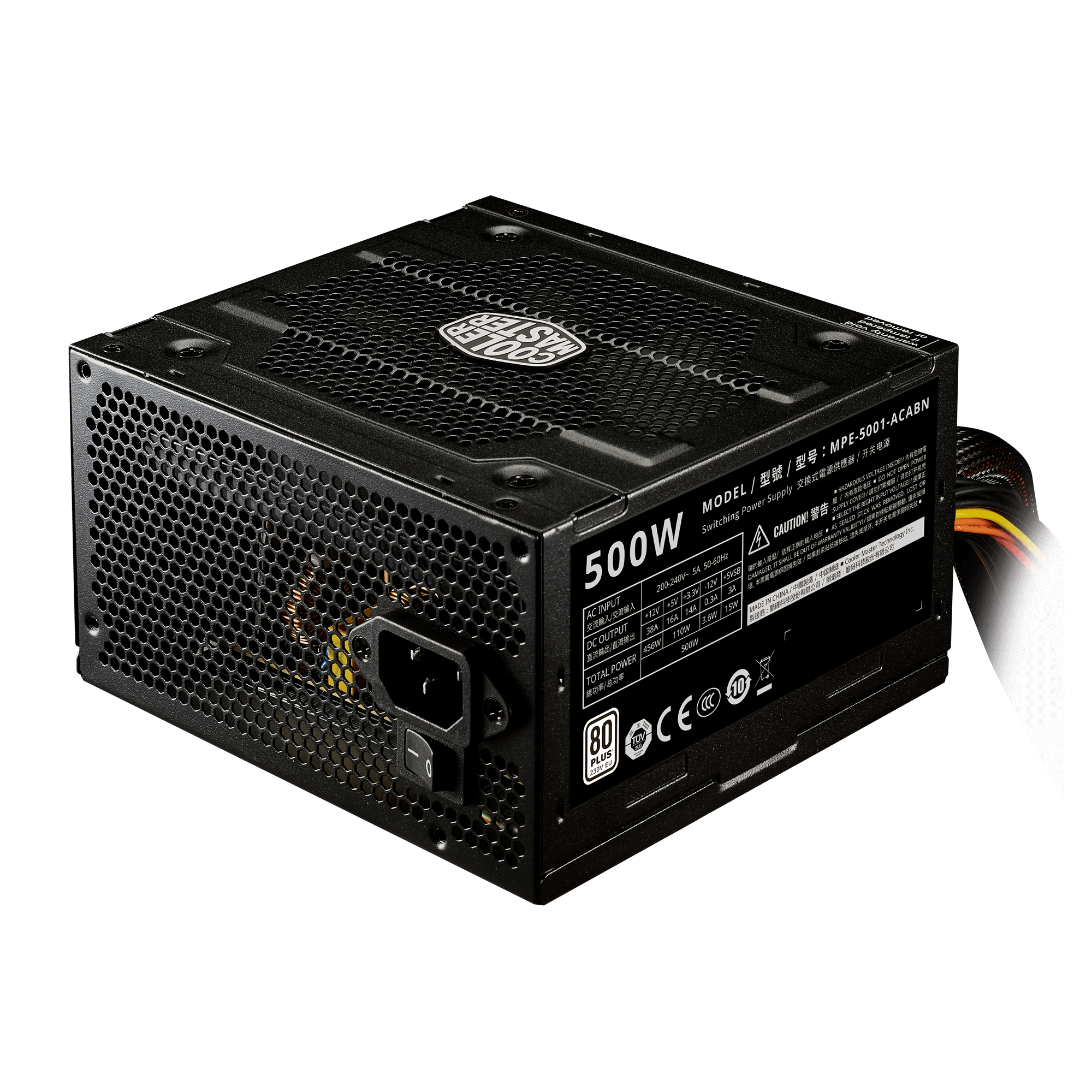 Elite 500 230V V4 80 Plus Standard Certified PSU | Cooler Master