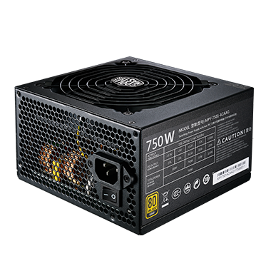 MWE Gold 750 80 Plus Gold Certified ATX PSU | Cooler Master