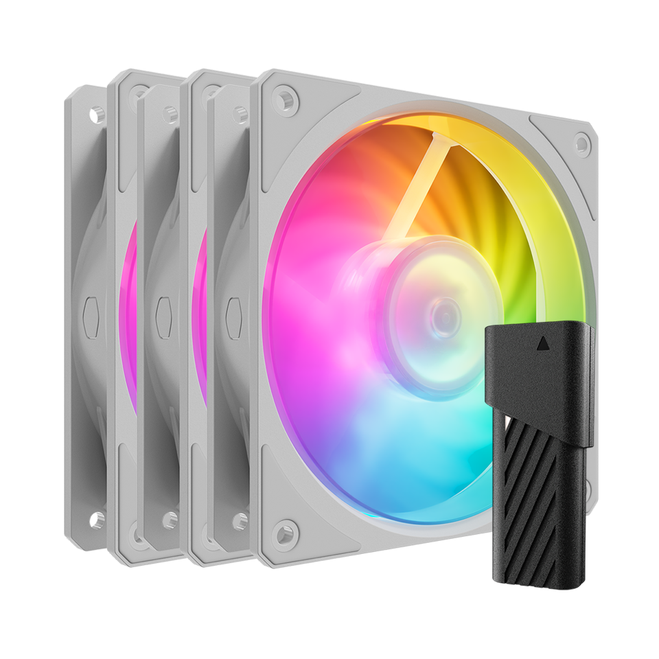 高機能ケースファンMobiusシリーズARGB対応120mmファン3個入り