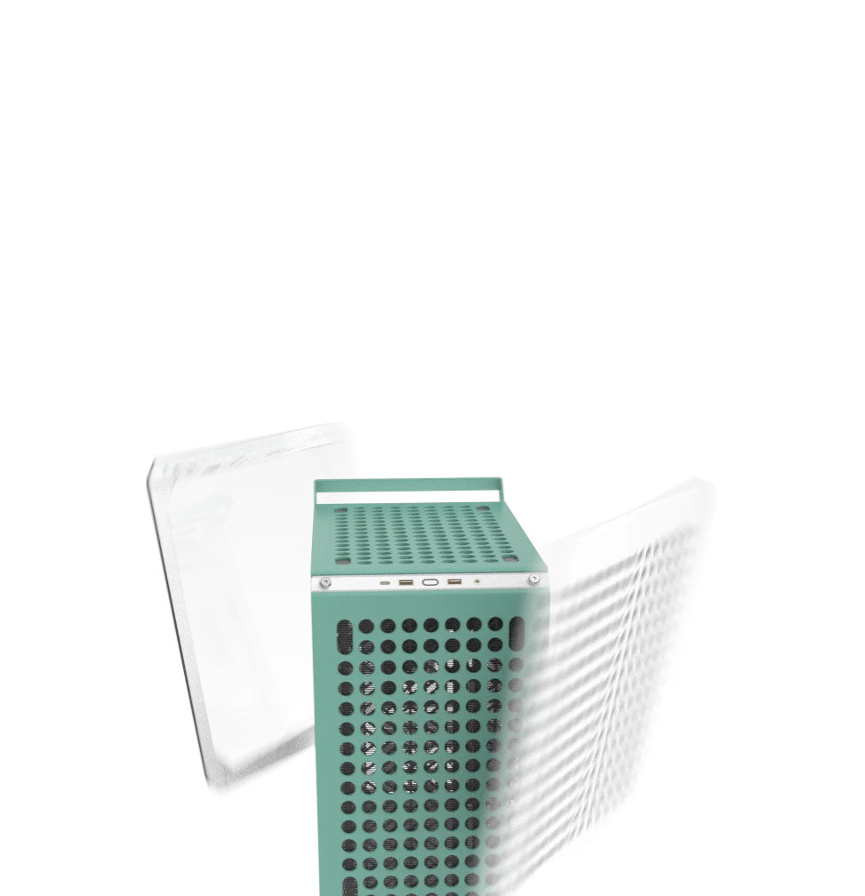 QUBE 500 Flatpack Black & White Edition | Cooler Master