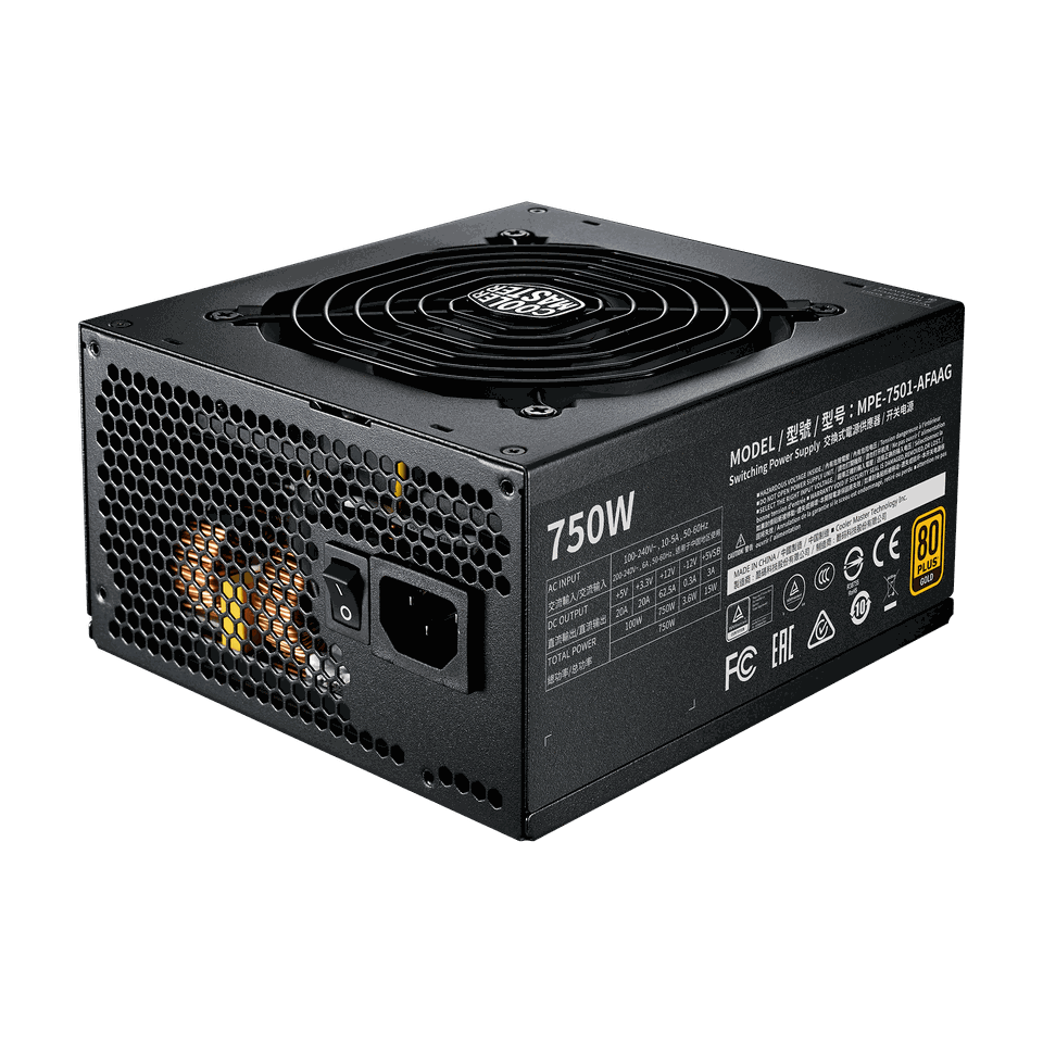 MWE Gold 750 - V2 (Full Modular) | Cooler Master MWE Gold 750 - V2 (Full Modular) | Cooler Master