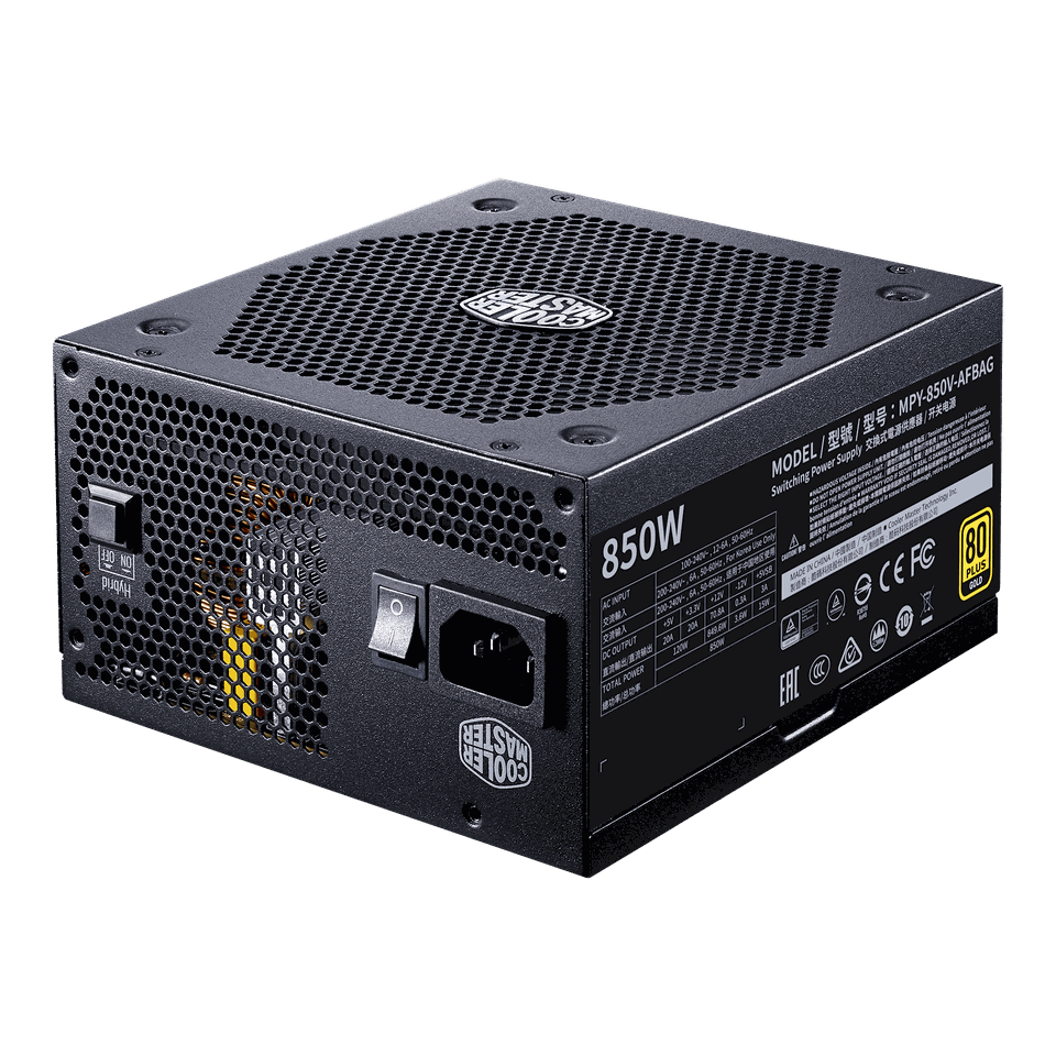 V850 Gold V2 850W Semi-Fanless Full-Modular Power Supply | Cooler 