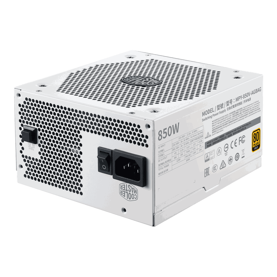 V850 Gold V2 White Edition Full-Modular ATX PSU | Cooler Master