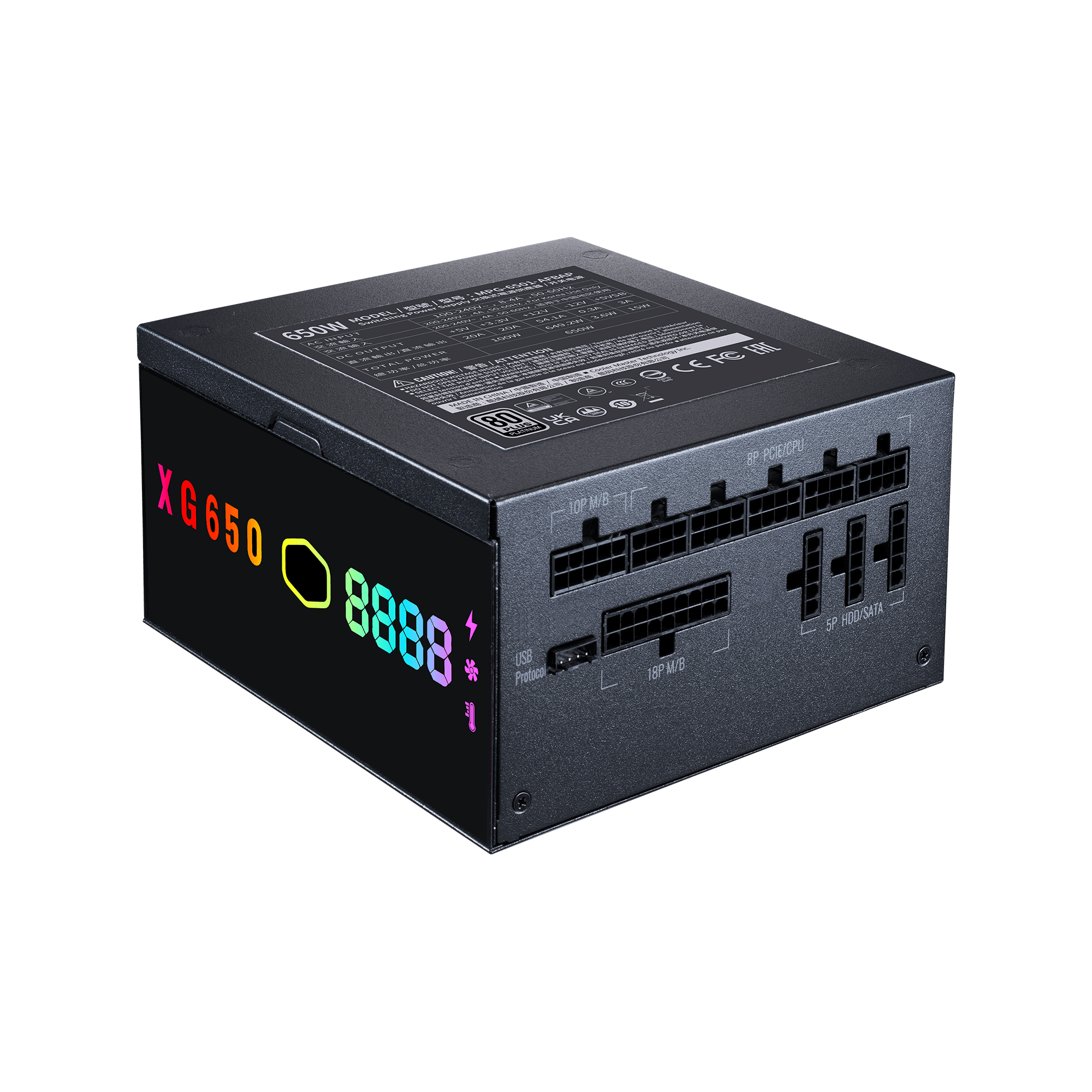 Cooler Master Xg Plus Platinum Power Supply Fully Modular 80 ARGB Atx Psu I.1571428 - View #10