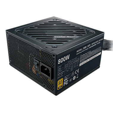 G800 Gold Entry Level 80 Plus Gold ATX Power Supply Unit | Cooler
