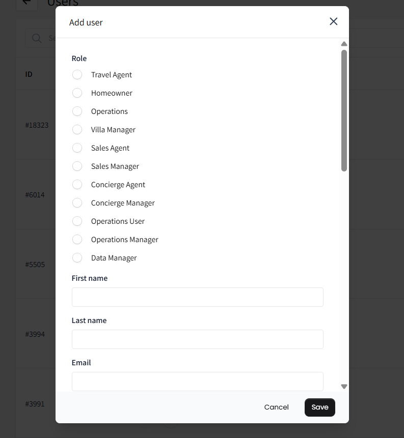 Adding a Vacation Rental User in RentalWise
