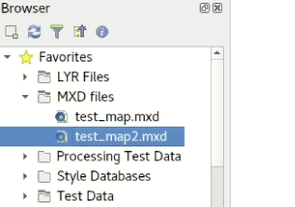 QGIS, mxd, slyr
