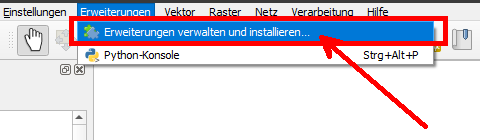 QGIS, Tutorial, Erweiterungen, Plugins