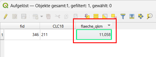 flaeche in qkm