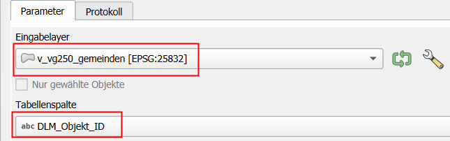 tabellenspalte dlm_objekt_id