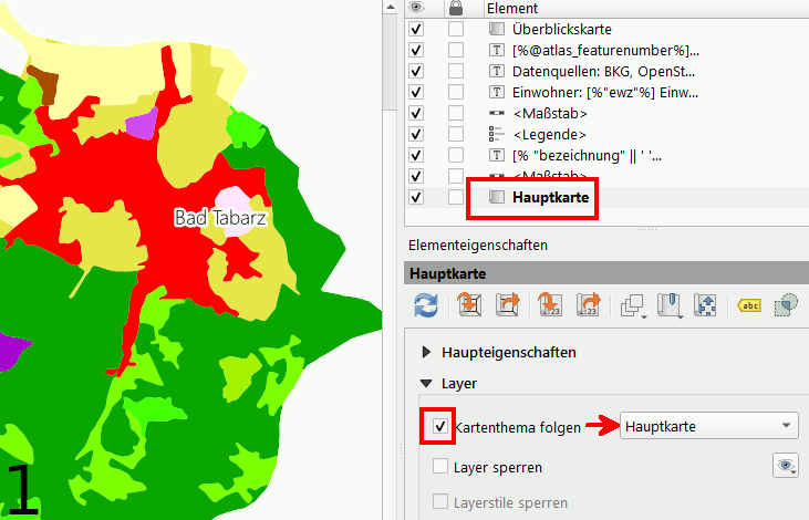 Kartenthema, advanced, lektion 1
