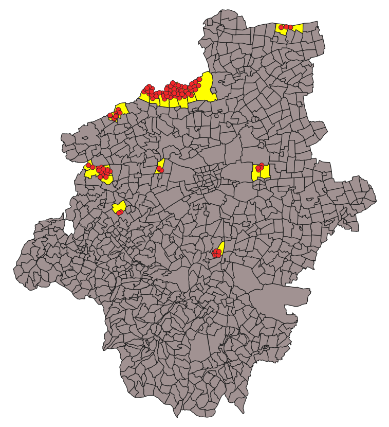 auswahl flurstuecke mit wka