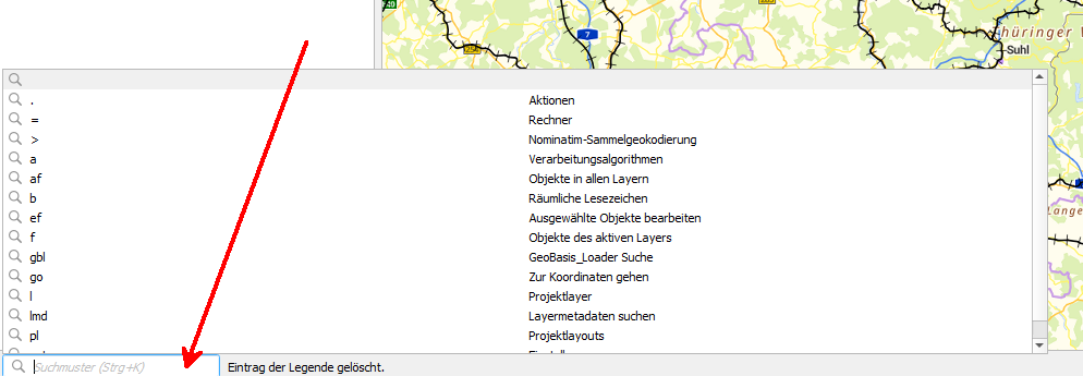 QGIS, Tutorial, Erweiterungen, Plugins, GeoBasis_Loader, Deutschland, Suchmuster, Thüringen