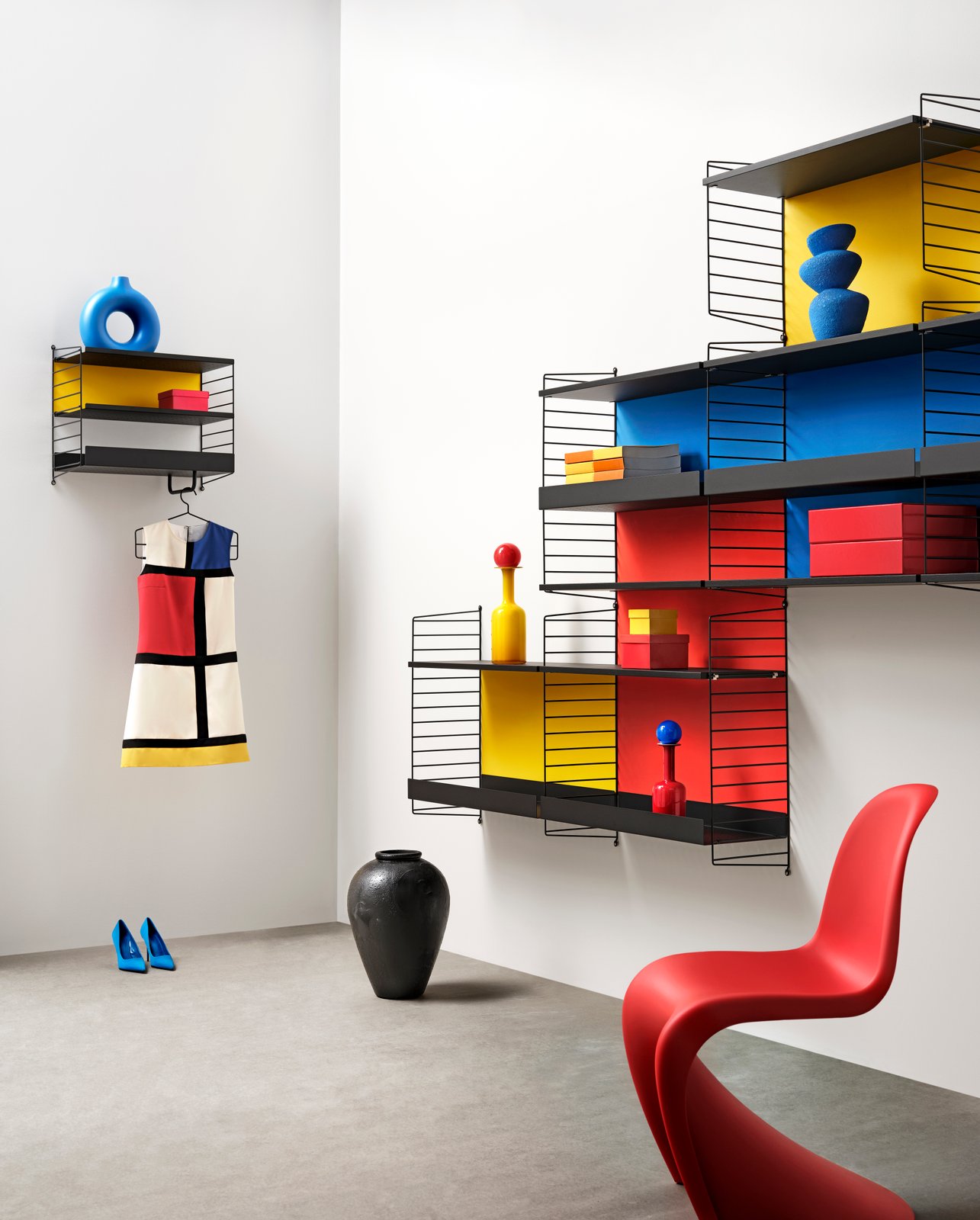 string シェルフ String® Pocket – Sleek and Compact Storage for Any Room