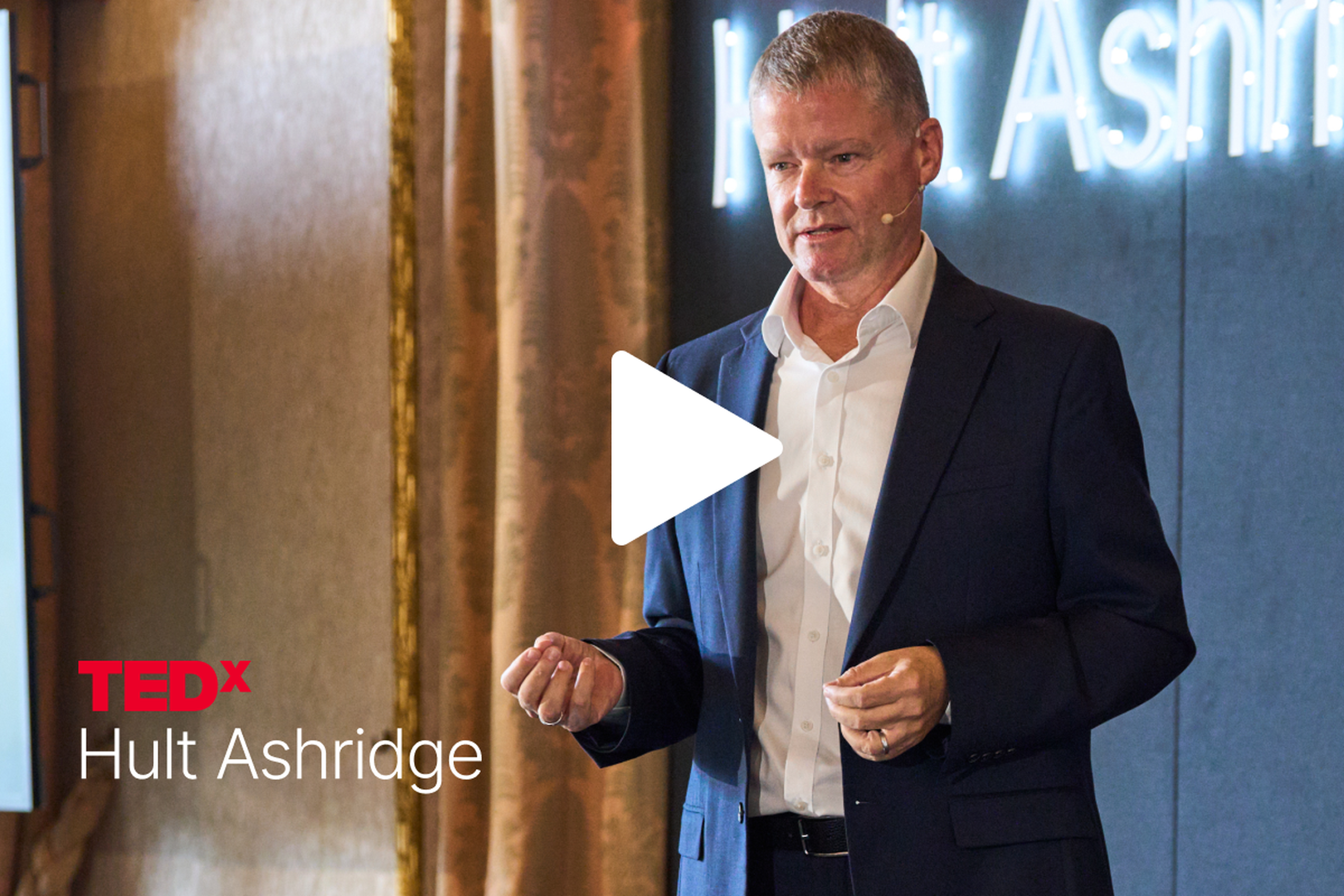 Chris McCormick speaking at TEDx Hult Ashridge