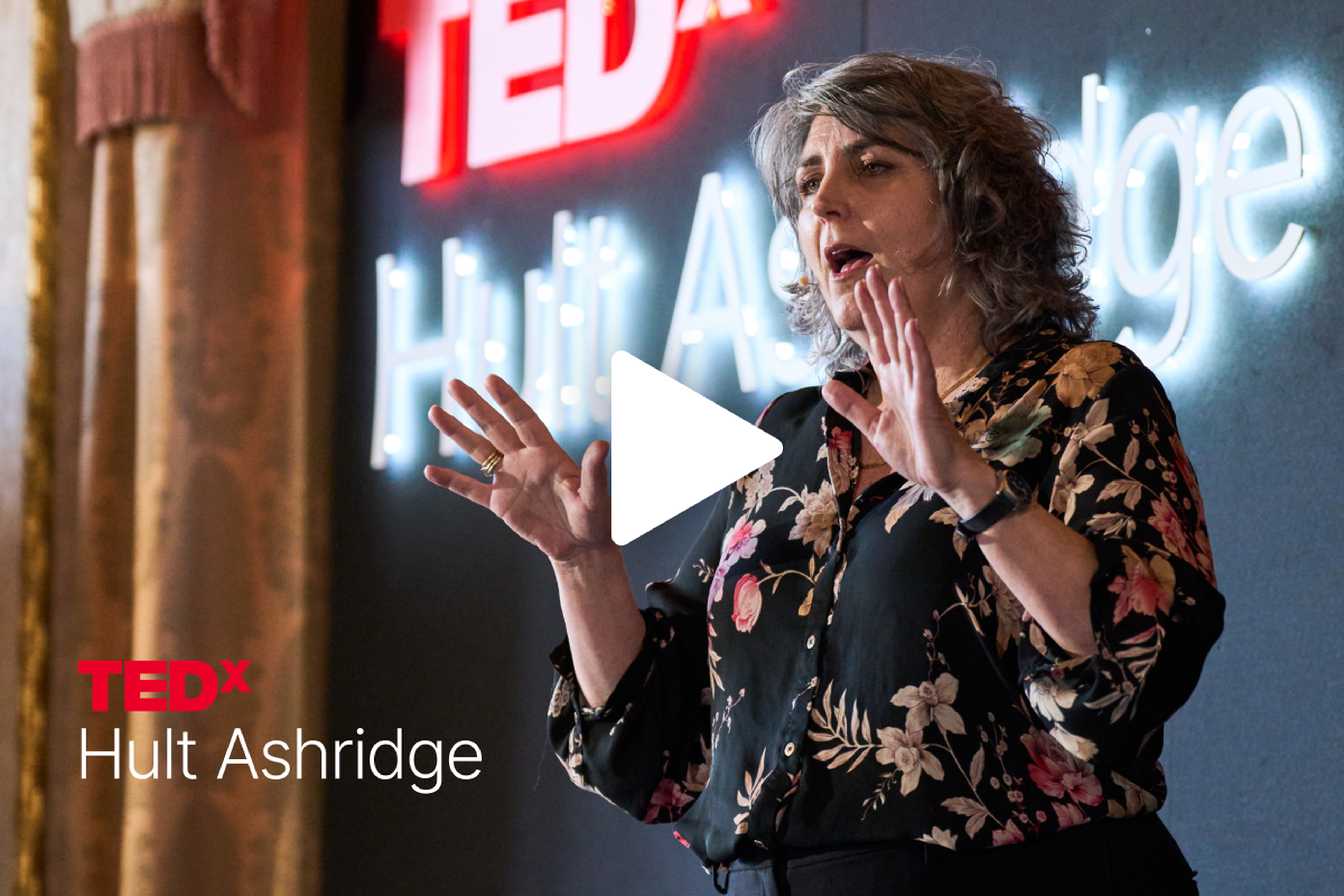 Trudi West gives a talk at TEDx Hult Ashridge