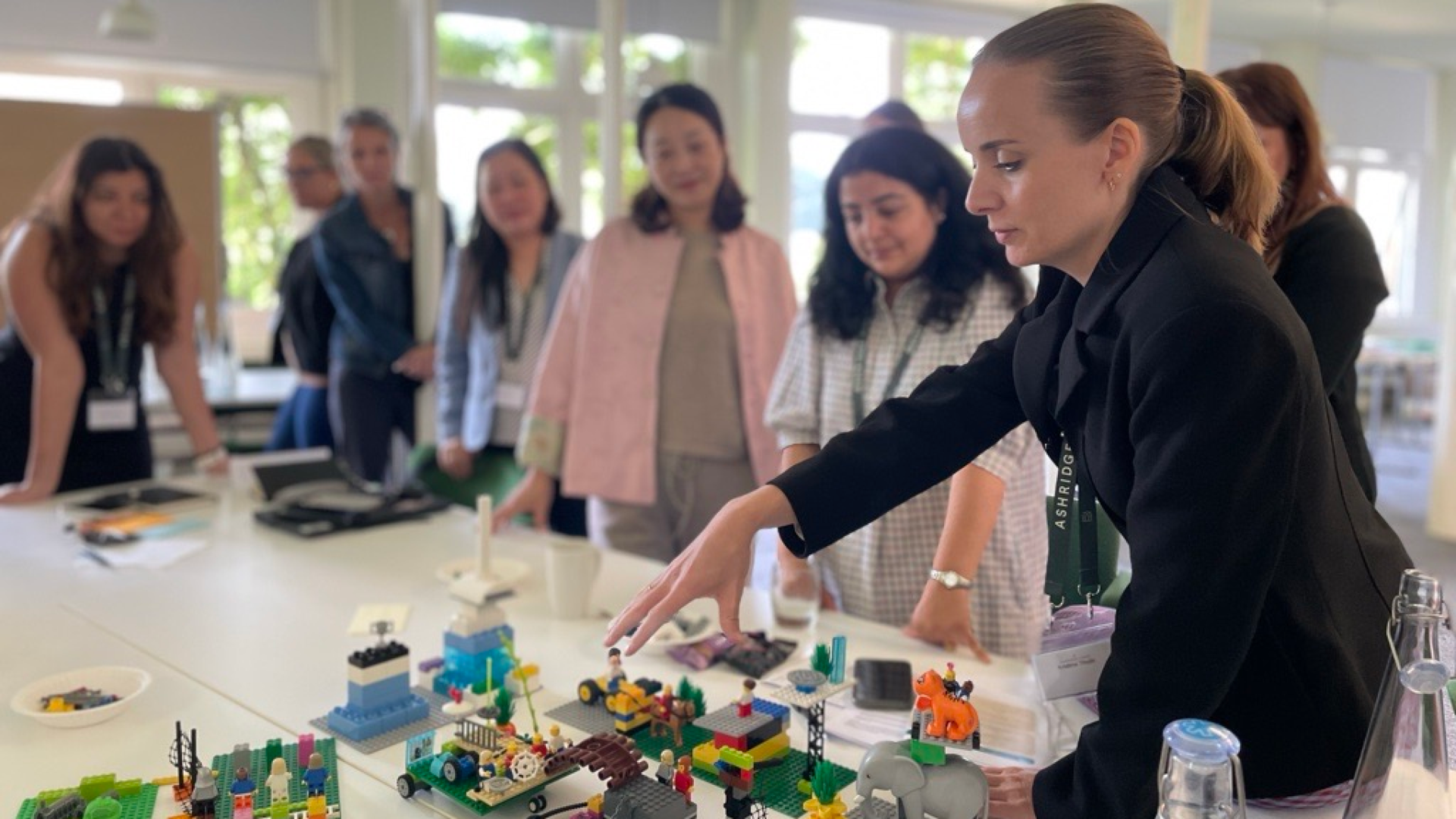 Grundfos at Hult Ashridge program in action with Lego