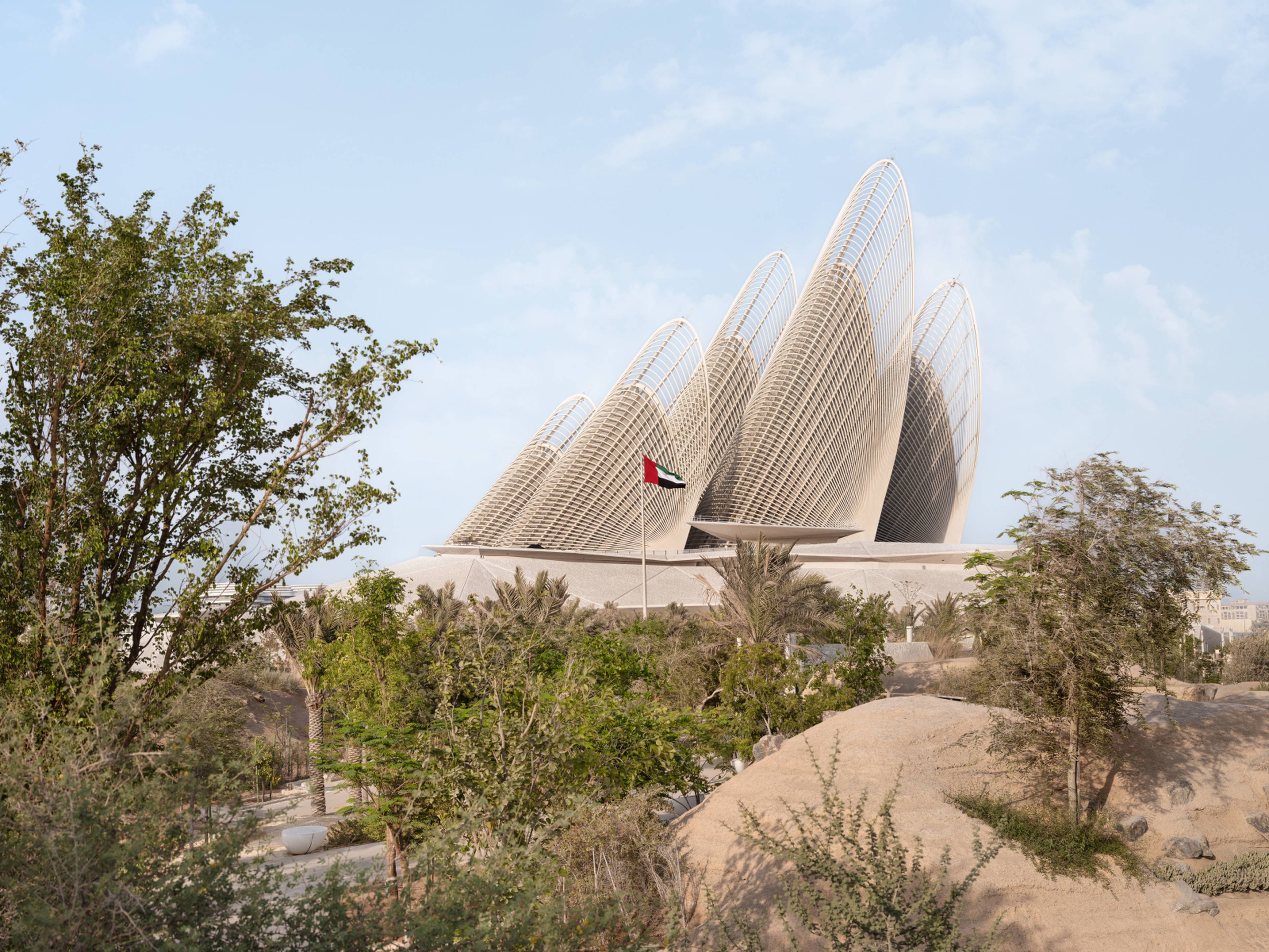Zayed National Museum during a layover