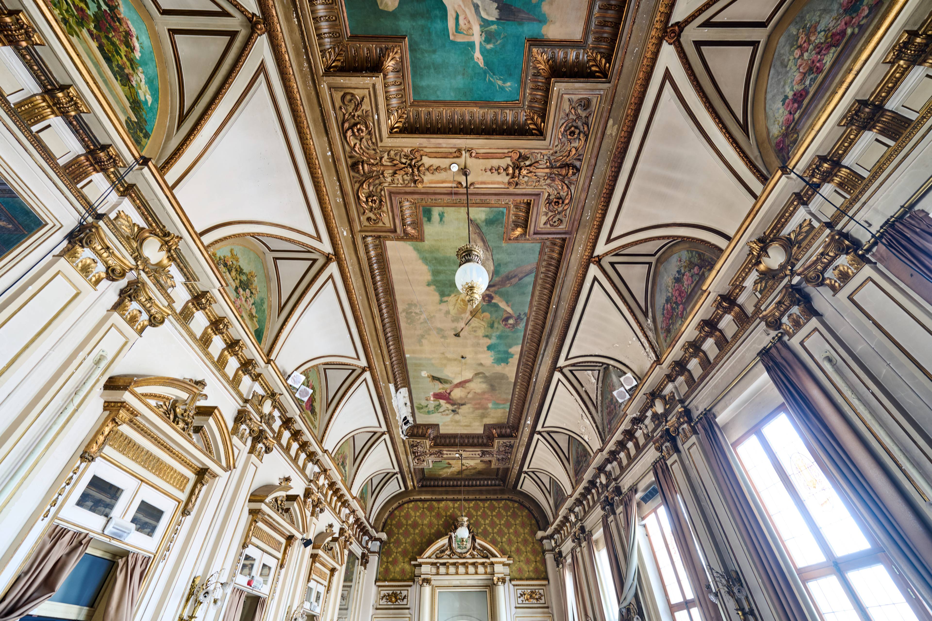 The interior restoration of the Grand Theatre de Verviers has started.