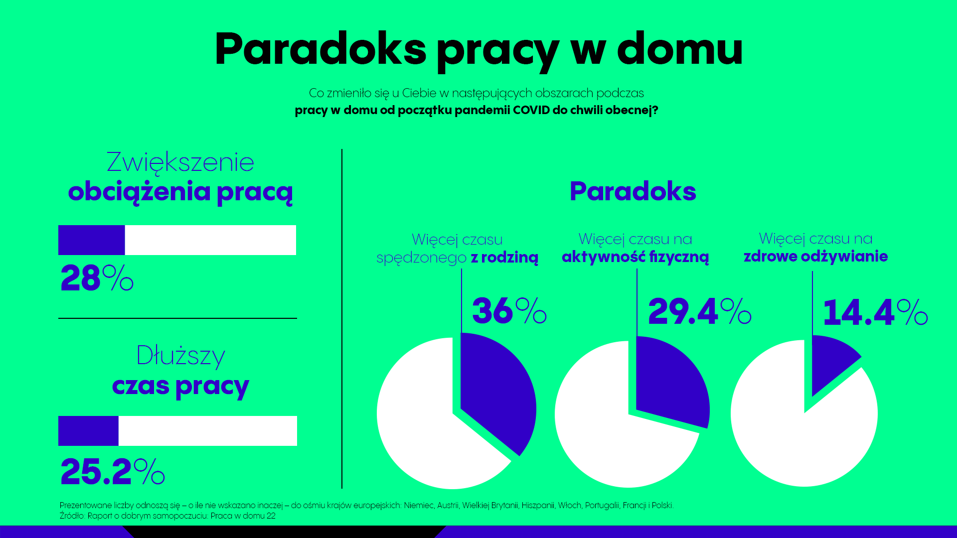 Raport o dobrym samopoczuciu: Praca w domu 2022