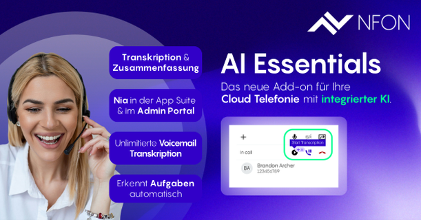 AI Essentials: Smarter Arbeiten mit Cloud Telefonie