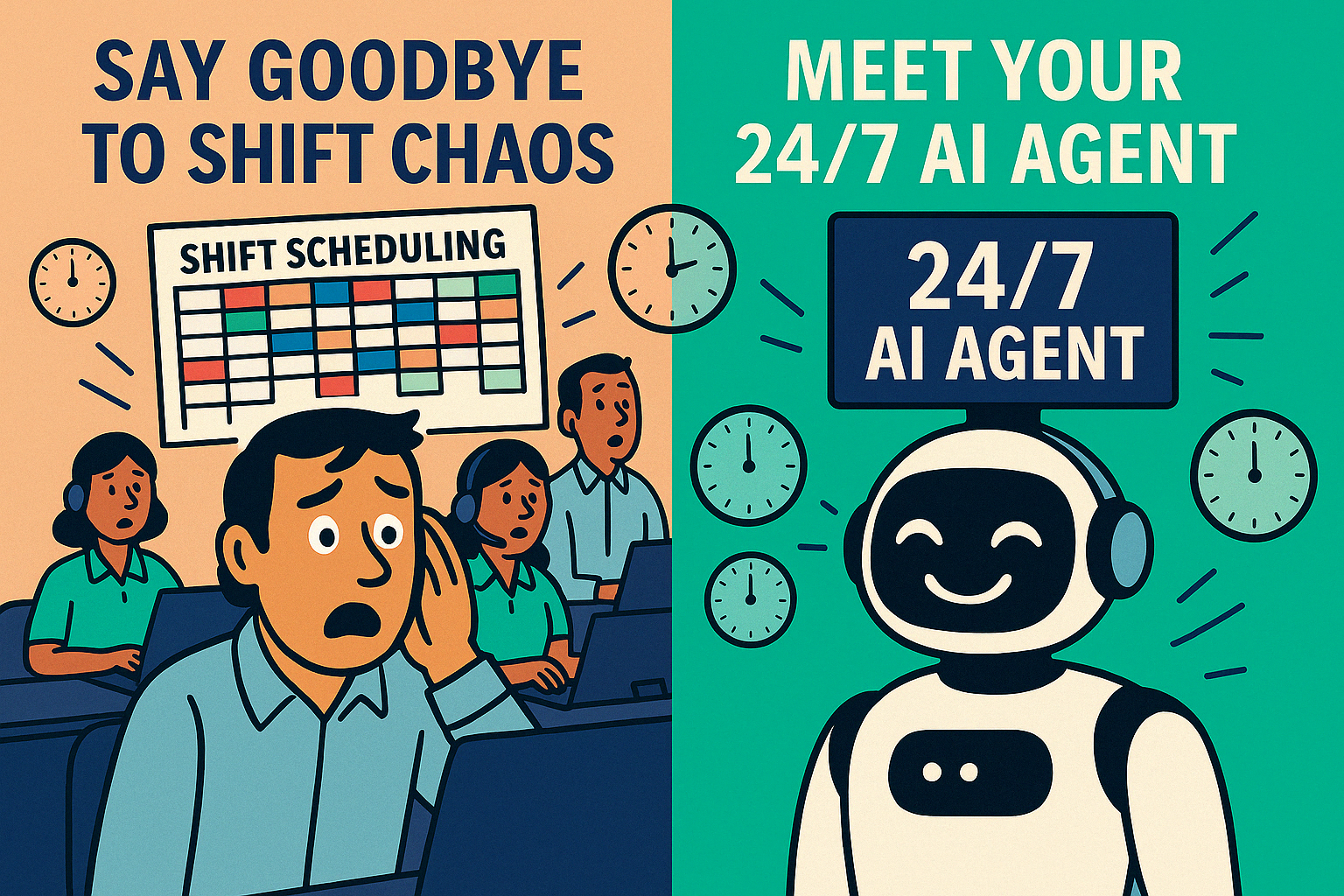 Say Goodbye to Shift Chaos – Meet Your 24/7 AI Agent