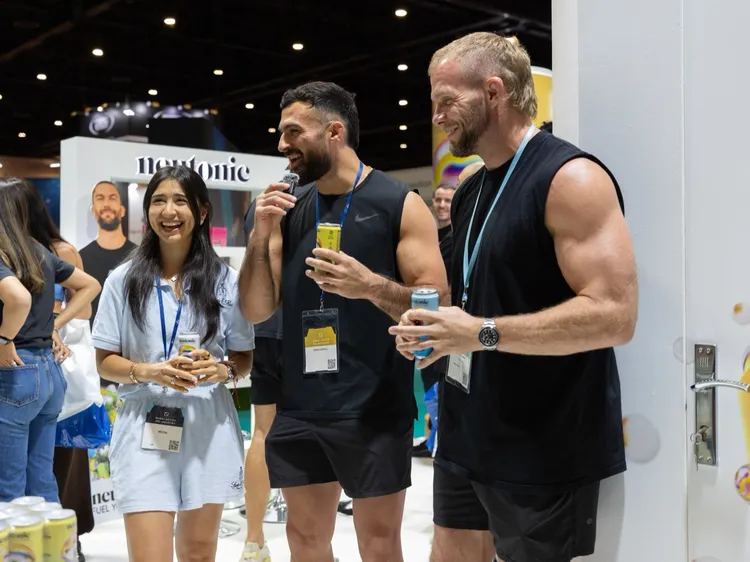 Crowds on the show floor at Dubai World Trade Centre