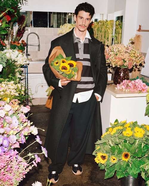 小物 AMI Paris AMI PARIS (アミパリス ) Lunch Box ナイロンキャンバス バッグ