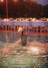 mermaid in pool dinner ibiza