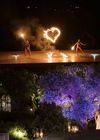 wedding fire dancer