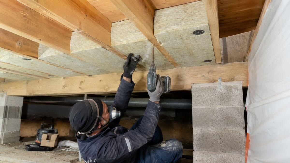 isolation plancher entre solive