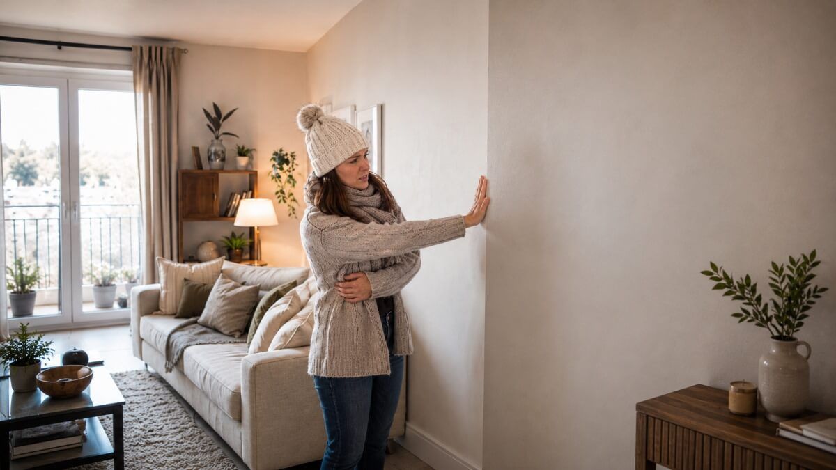 isolation mur froid au toucher