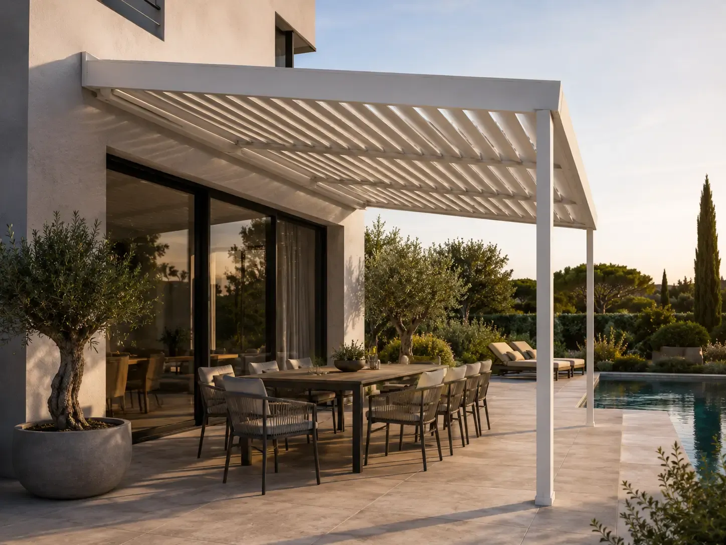 Pergola adossée Technitoit
