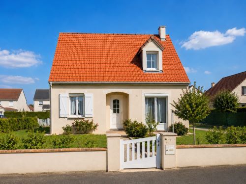 maison façade crépi