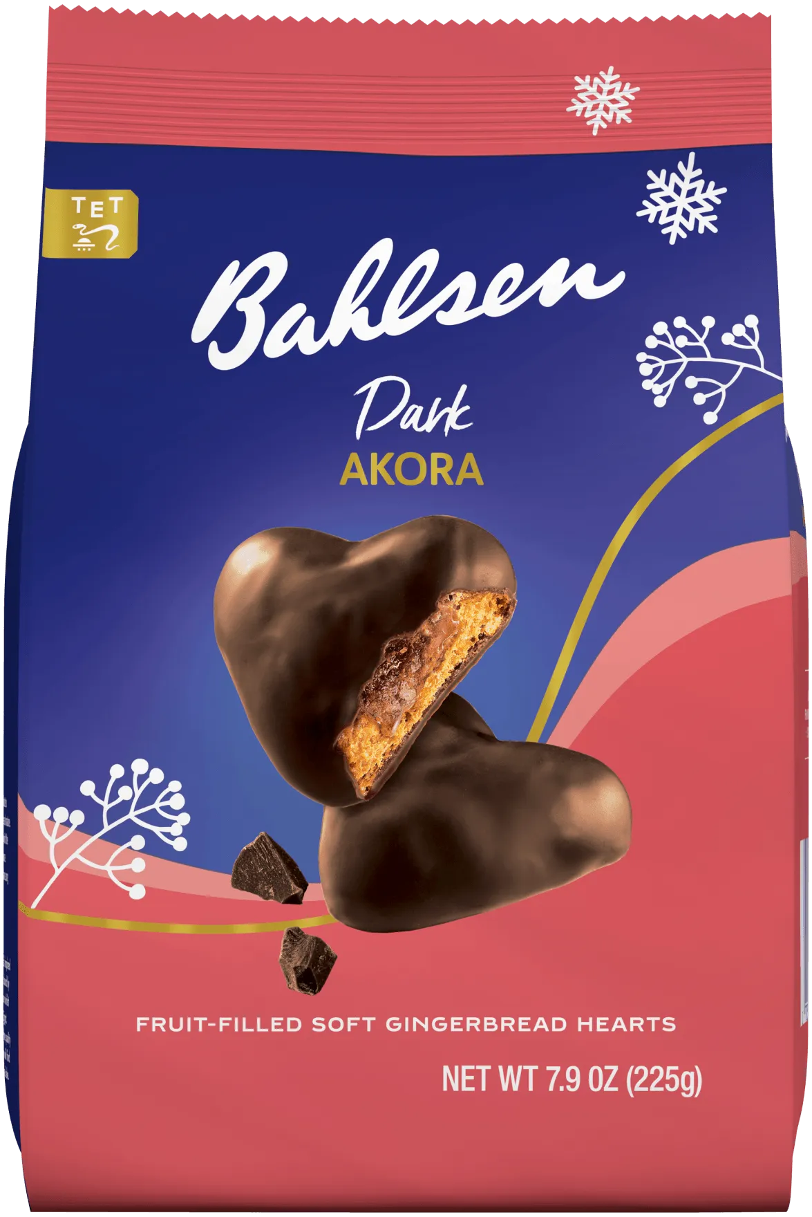 Bahlsen Akora Dark | Gingerbread hearts - Bahlsen