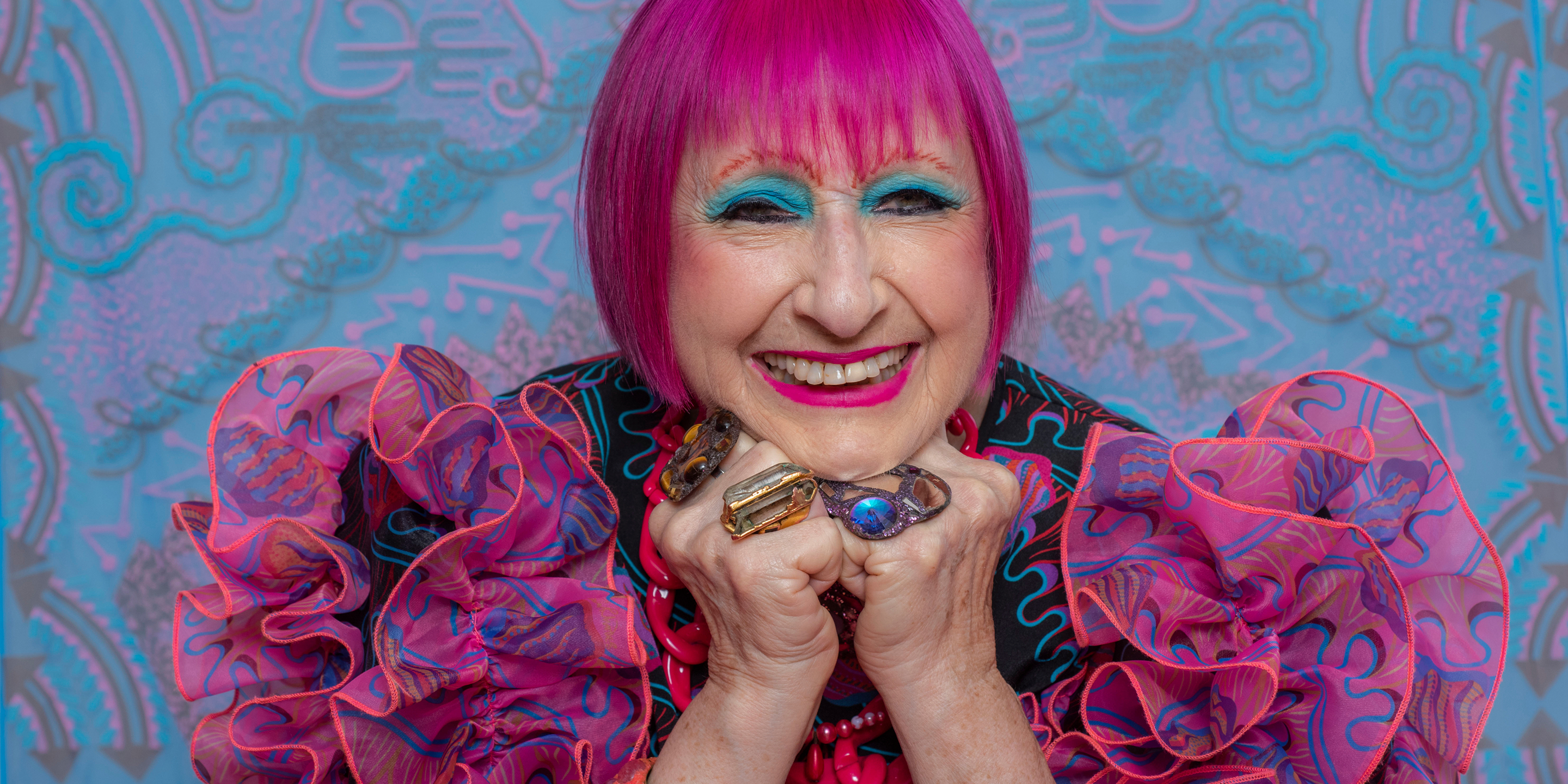 Zandra Rodes Logo Reseña e historia de las memorias de Zandra Rhodes, Iconic